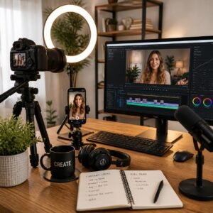 creacion de contenido camara